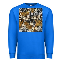 True Royal cowhide leopard seamless pattern Premium Sweatshirt - HRA Design Shop