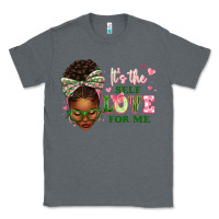 Charcoal Heather sorority colors its the self love for me afro woman2 Classic Tee - texasbilliewilder
