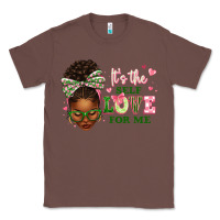 Chestnut sorority colors its the self love for me afro woman2 Classic Tee - texasbilliewilder