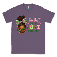 Lavender sorority colors its the self love for me afro woman2 Classic Tee - texasbilliewilder