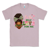 Lilac sorority colors its the self love for me afro woman2 Classic Tee - texasbilliewilder