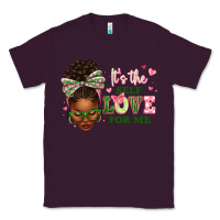 Plum sorority colors its the self love for me afro woman2 Classic Tee - texasbilliewilder