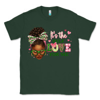 Sports Green sorority colors its the self love for me afro woman2 Classic Tee - texasbilliewilder