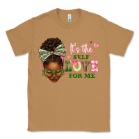 Toasted Coconut sorority colors its the self love for me afro woman2 Classic Tee - texasbilliewilder