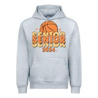 Heather Grey basketball senior 2024 Urban Hoodie - MaliasSmallBusiness