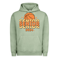 Pigment Oil Green basketball senior 2024 Urban Hoodie - MaliasSmallBusiness