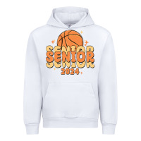 White basketball senior 2024 Urban Hoodie - MaliasSmallBusiness