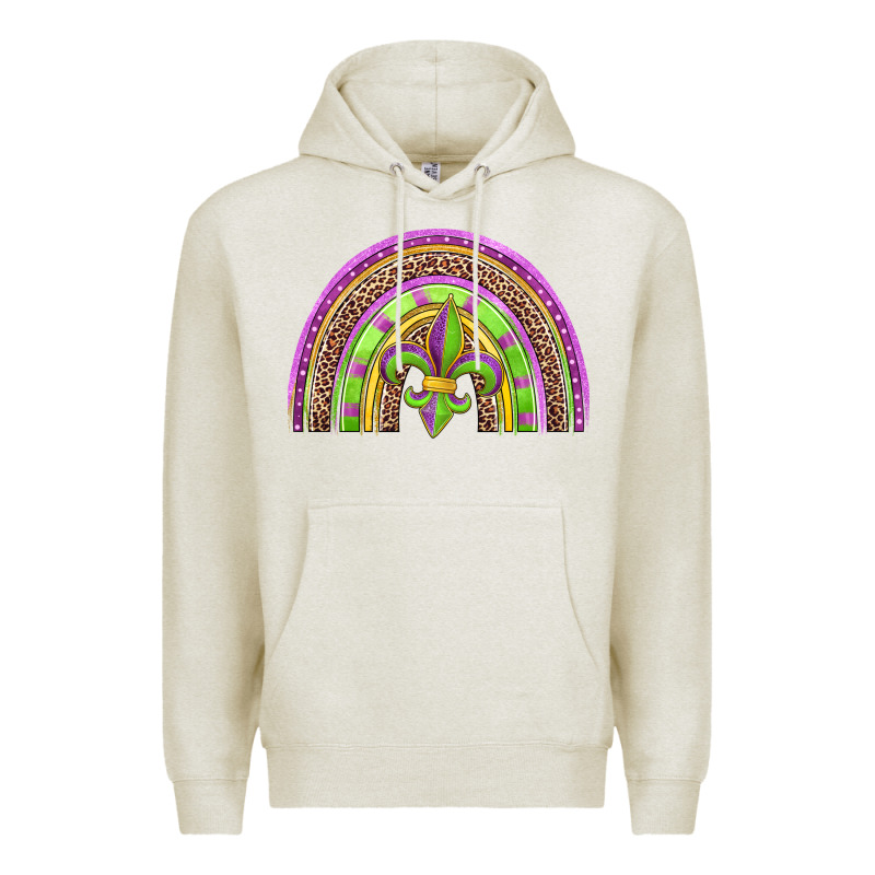 Mardi Gras Rainbow Premium Hoodie by Jasminsmagicworld | Teevron