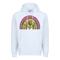 White mardi gras rainbow Premium Hoodie - Jasminsmagicworld