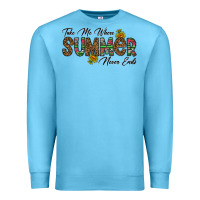 Ocean Blue take me where summer never ends Premium Sweatshirt - CowhideDigitalArt