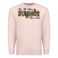Pale Pink take me where summer never ends Premium Sweatshirt - CowhideDigitalArt