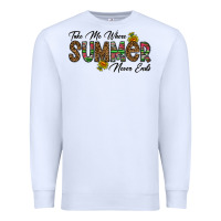 White take me where summer never ends Premium Sweatshirt - CowhideDigitalArt