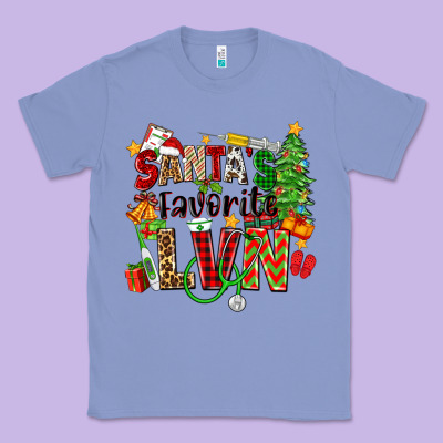 Santa's Favorite Lvn Classic Tee Designed By Zillion Design Studio