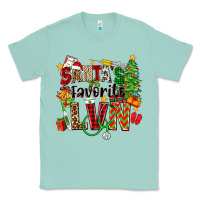Seafoam santa's favorite lvn Classic Tee - Zillion Design Studio