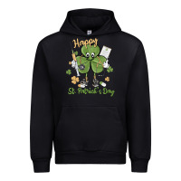 Black happy st. patrick's day Urban Hoodie - MaliasSmallBusiness