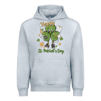Heather Grey happy st. patrick's day Urban Hoodie - MaliasSmallBusiness