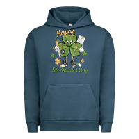 Pigment Midnight Navy happy st. patrick's day Urban Hoodie - MaliasSmallBusiness