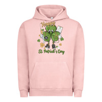 Pigment Salmon happy st. patrick's day Urban Hoodie - MaliasSmallBusiness