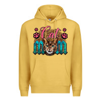 Antique Gold Western Cat Mom Premium Hoodie - LillyAllenDesigns