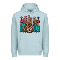 Blue Mist Western Cat Mom Premium Hoodie - LillyAllenDesigns