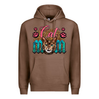 Chestnut Western Cat Mom Premium Hoodie - LillyAllenDesigns