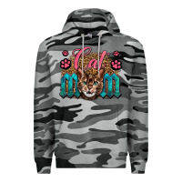 Slate Camo Western Cat Mom Premium Hoodie - LillyAllenDesigns