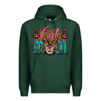 Sports Green Western Cat Mom Premium Hoodie - LillyAllenDesigns