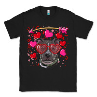Black Valentine's day  pitbull Classic Tee - RanaPortraitStore