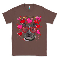 Chestnut Valentine's day  pitbull Classic Tee - RanaPortraitStore