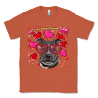 Copper Valentine's day  pitbull Classic Tee - RanaPortraitStore