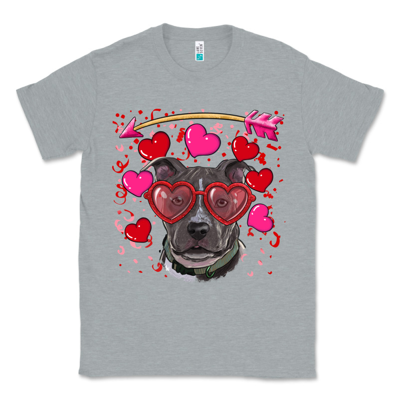 Valentine's Day  Pitbull Classic Tee by RanaPortraitStore | Teevron