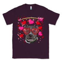 Plum Valentine's day  pitbull Classic Tee - RanaPortraitStore