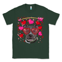 Sports Green Valentine's day  pitbull Classic Tee - RanaPortraitStore