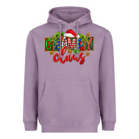 Lavender Christmas grampy claus Heavyweight Hoodie - FaDigitalArtStudio