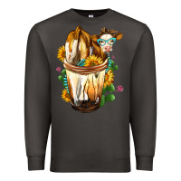 Smoke simmental cow bobba cup Premium Sweatshirt - FaDigitalArtStudio