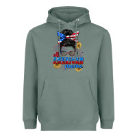 Sage All American Mama 4th of July Heavyweight Hoodie - CowGirlArtShop