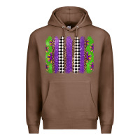 Chestnut mardi gras brushstrokes Premium Hoodie - Jasminsmagicworld