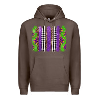 Coffee mardi gras brushstrokes Premium Hoodie - Jasminsmagicworld