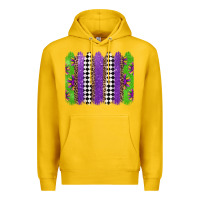 Lemon mardi gras brushstrokes Premium Hoodie - Jasminsmagicworld