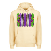 Pina Colada mardi gras brushstrokes Premium Hoodie - Jasminsmagicworld