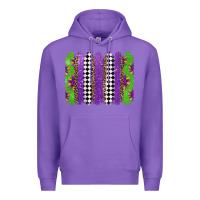 Purple mardi gras brushstrokes Premium Hoodie - Jasminsmagicworld
