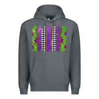 Rock mardi gras brushstrokes Premium Hoodie - Jasminsmagicworld