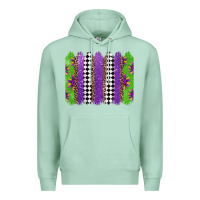 Seafoam mardi gras brushstrokes Premium Hoodie - Jasminsmagicworld
