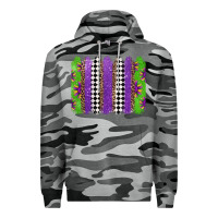 Slate Camo mardi gras brushstrokes Premium Hoodie - Jasminsmagicworld