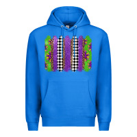 True Royal mardi gras brushstrokes Premium Hoodie - Jasminsmagicworld