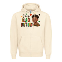Sandshell i am black history afro black boy child juneteenth Zipper Hoodie - texasbilliewilder