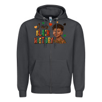 Smoke i am black history afro black boy child juneteenth Zipper Hoodie - texasbilliewilder