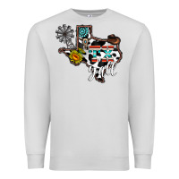 Dove Grey tx yall western Premium Sweatshirt - CowhideDigitalArt