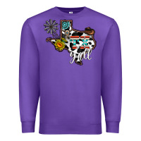 Purple tx yall western Premium Sweatshirt - CowhideDigitalArt