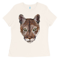 Bone florida panther  face Ladies Tee - BarkalooDesign